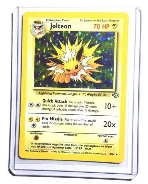 pokemon jungle holo Jolteon